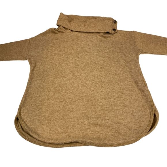 Ruby RD Comfy and Cozy Sweater Women's Medium Brown Cowl Neck Pullover - Picture 10 of 12